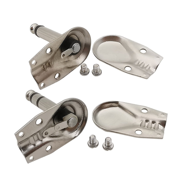 10pcs 6.35mm connettore per amplificatore per microfono audio ad angolo retto per chitarra, Mono, Binaural