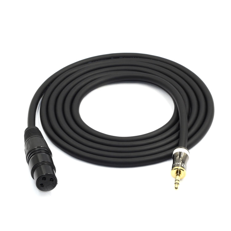 Cavo audio per microfono con scheda audio femmina da 3,5 mm a Caron, lunghezza:, 0.5m, 1m, 1.5m, 2m, 3m, 5m, 10m, 15m