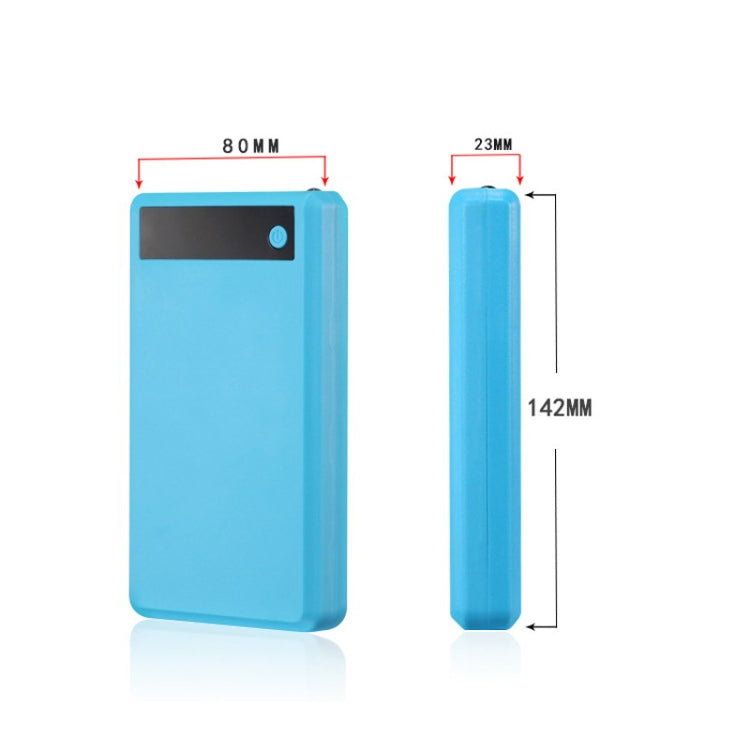 Q6 Custodia per caricabatterie per batteria 18650 rimovibile a 6 sezioni, stile:, Ordinary, Flash/Fast Charge
