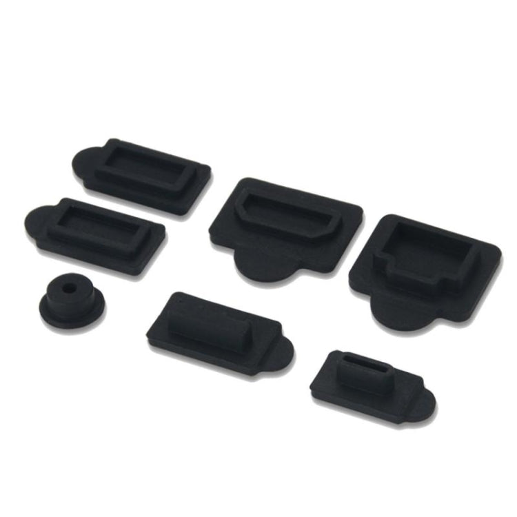 Per PS5 2 set 7 pezzi/set tappo antipolvere protezione antipolvere in silicone copertura antipolvere, White, Red, Blue, Black