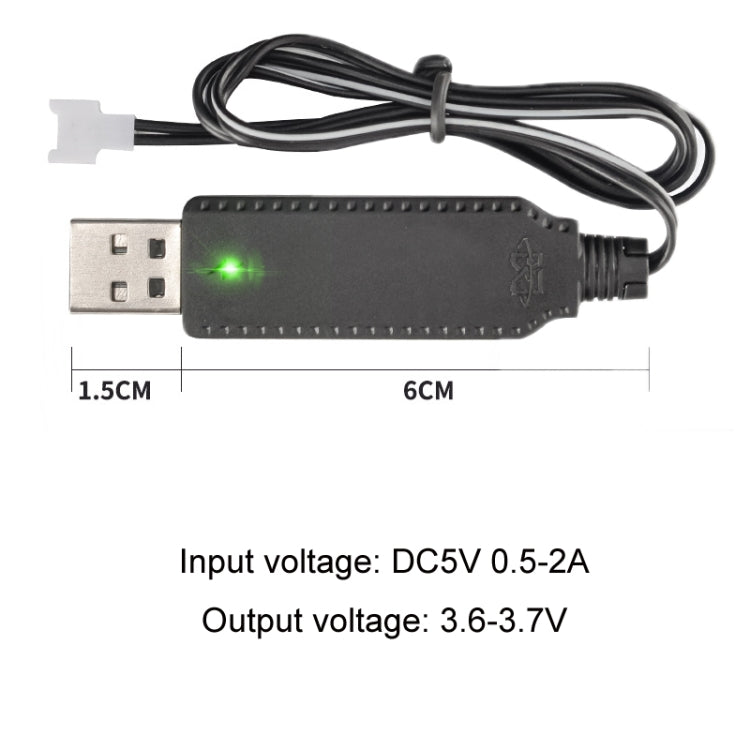 10pcs 3.7V USB Smart Chip Cavo di ricarica per aereo a quattro assi