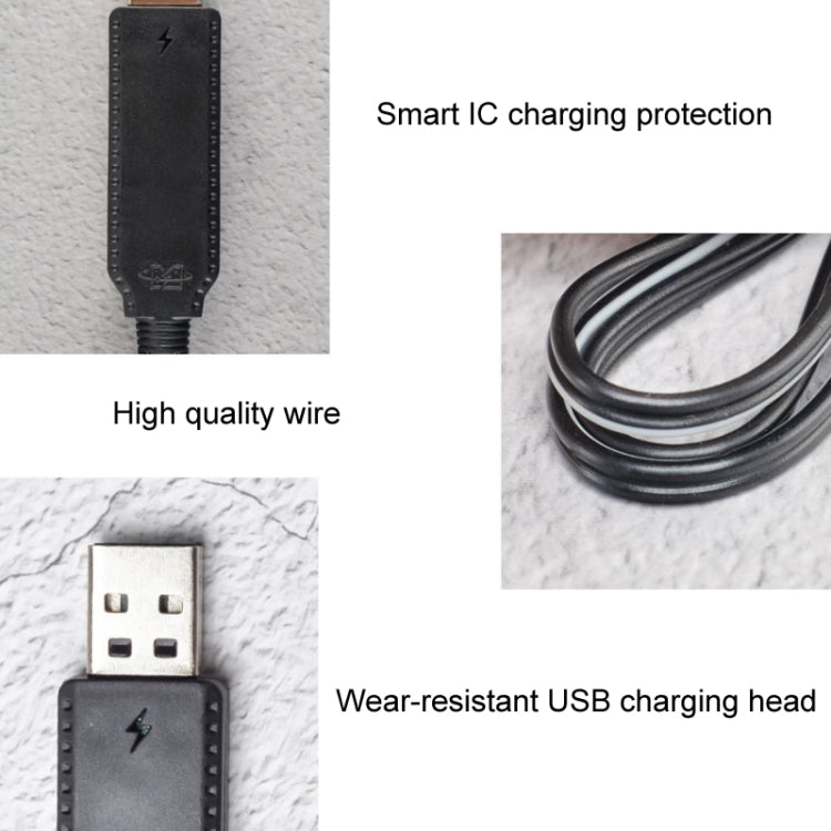 10pcs 3.7V USB Smart Chip Cavo di ricarica per aereo a quattro assi