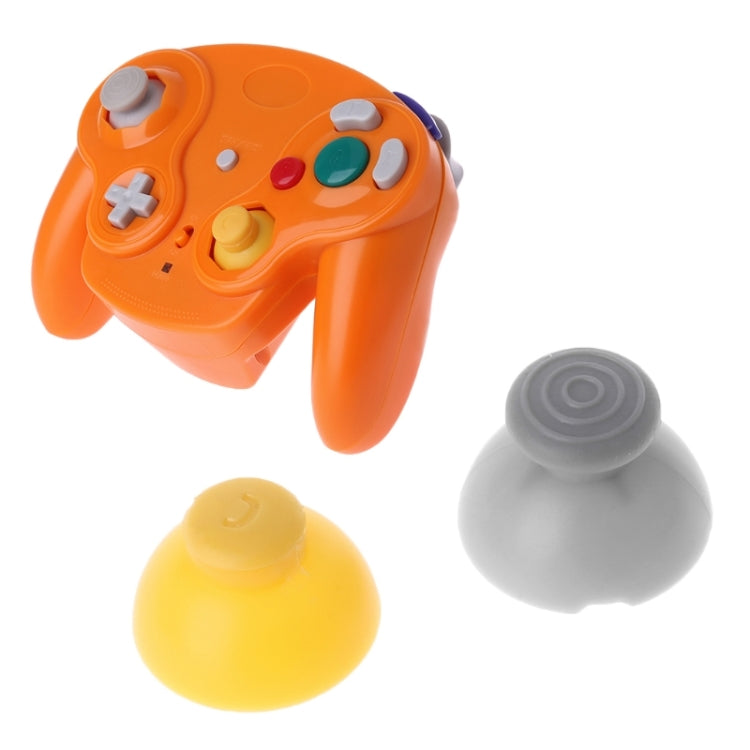 Per Nintendo Gamecube NGC Controller 10 pezzi Joystick Cap Parti di ricambio, Yellow, Grey