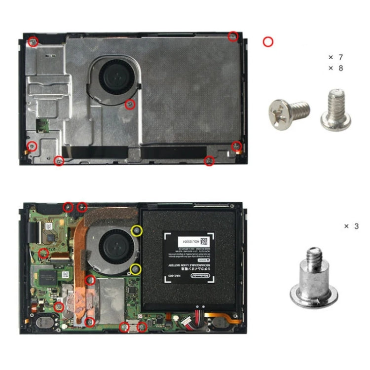 Per Nintendo Switch 40 pezzi/set di viti di ricambio kit di riparazione accessori di gioco