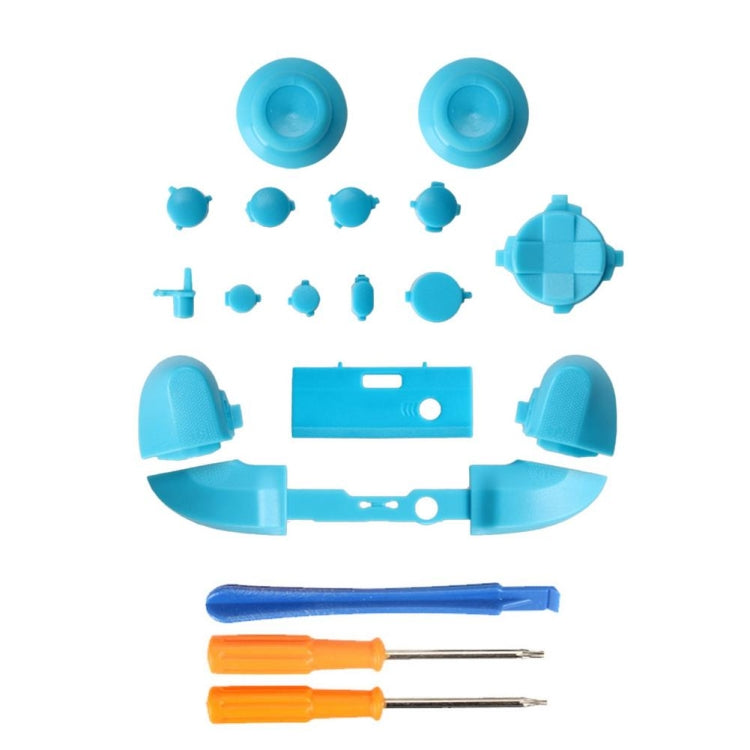 Per controller Xbox Series X Thumbstick LB RB Bumper Pulsanti di attivazione con accessori per cacciavite, Black, White, Blue, Light Blue, Red, Rose Red, Orange, Purple, Green, Yellow, Transparent