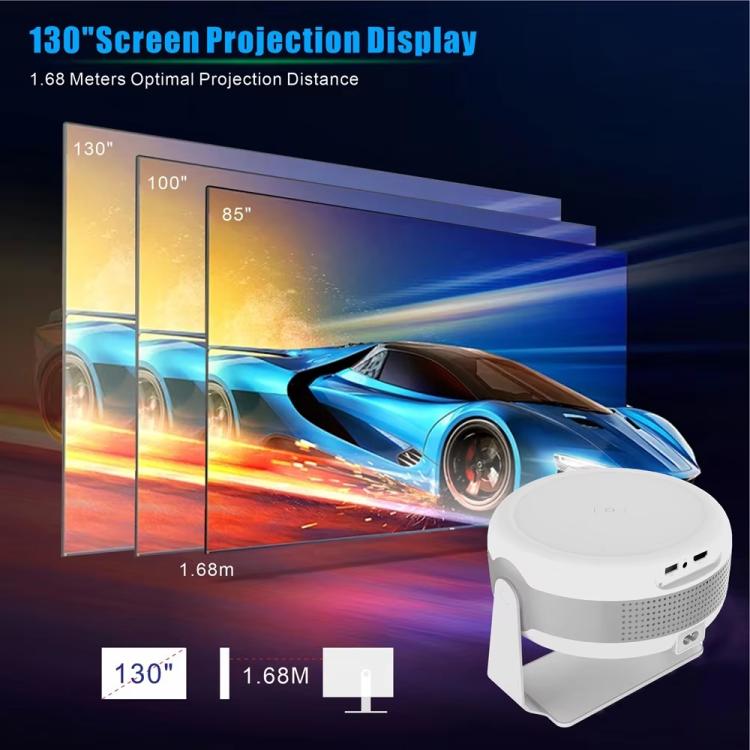 T269 Pro 1280x720P Proiettore intelligente WiFi 6 4K Sistema Android 11 Home Cinema, EU Plug, US Plug, UK Plug, AU Plug