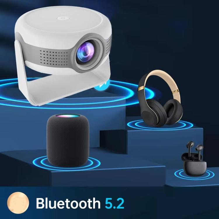 T269 Pro 1280x720P Proiettore intelligente WiFi 6 4K Sistema Android 11 Home Cinema, EU Plug, US Plug, UK Plug, AU Plug