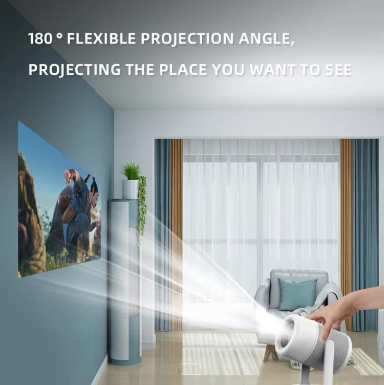Proiettore J1 1280 X 720P WiFi 6 Sistema Android 11 Supporta Schermo Mirroring, EU Plug, US Plug, UK Plug, AU Plug