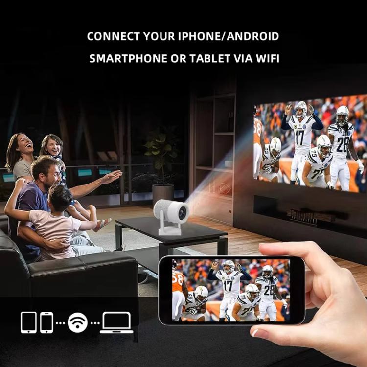 Proiettore J1 1280 X 720P WiFi 6 Sistema Android 11 Supporta Schermo Mirroring, EU Plug, US Plug, UK Plug, AU Plug