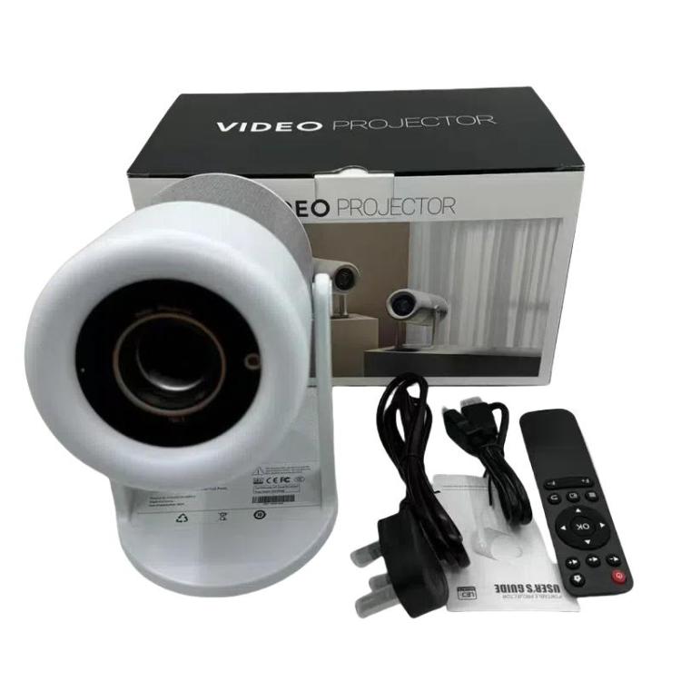 Proiettore J1 1280 X 720P WiFi 6 Sistema Android 11 Supporta Schermo Mirroring, EU Plug, US Plug, UK Plug, AU Plug