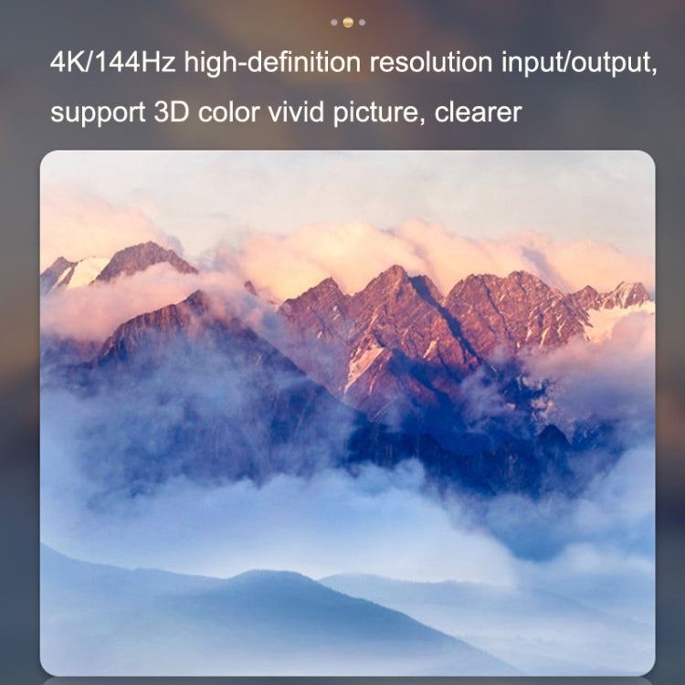 Commutatore bidirezionale 8K 60HZ 1.4V 2 In 1 Out DP, Grey