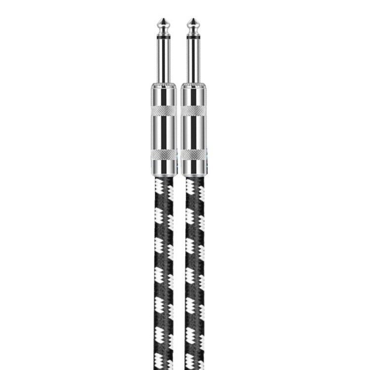 2 cavo per chitarra a testa dritta da 6,35 mm con nucleo in rame privo di ossigeno TS grande cavo a due conduttori, 0.15m, 0.3m, 0.5m, 1m, 1.5m, 2m, 3m, 5m, 8m, 10m