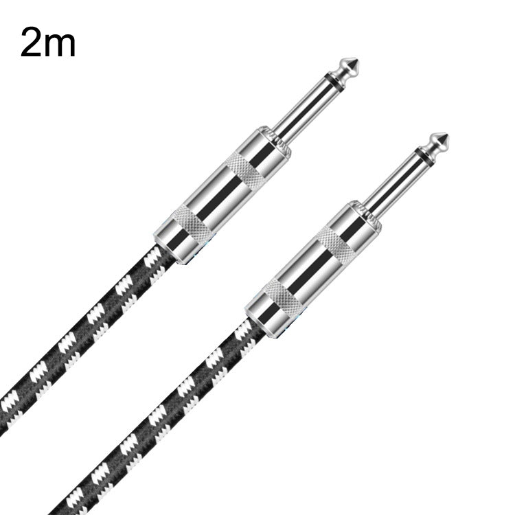 2 cavo per chitarra a testa dritta da 6,35 mm con nucleo in rame privo di ossigeno TS grande cavo a due conduttori, 0.15m, 0.3m, 0.5m, 1m, 1.5m, 2m, 3m, 5m, 8m, 10m