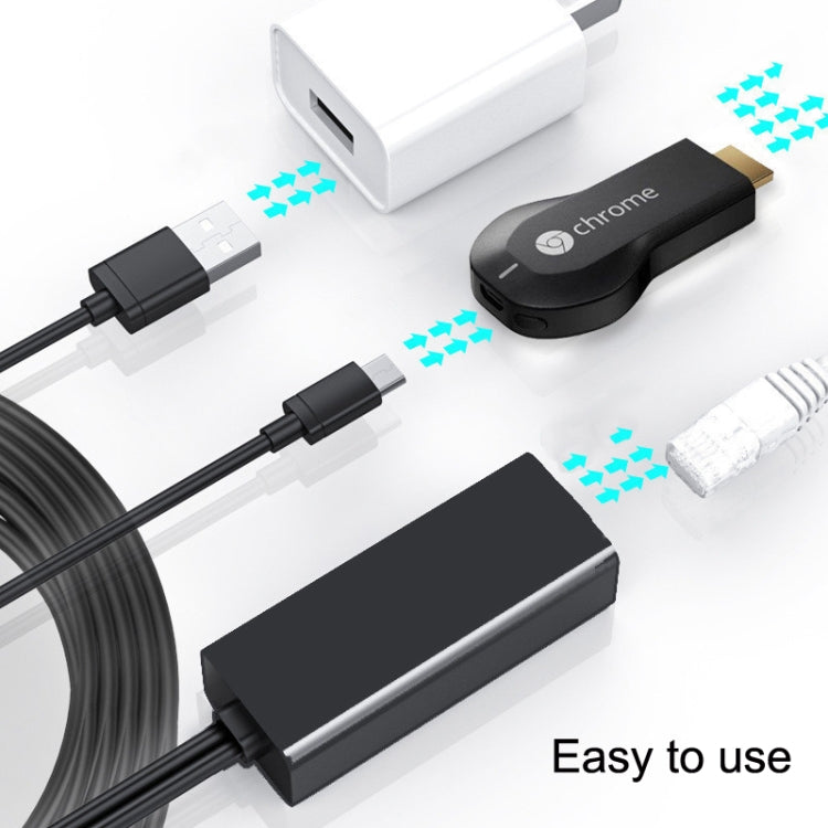 Adattatore Ethernet da RJ45 Micro USB a 100M Guarda video fisso, Micro USB