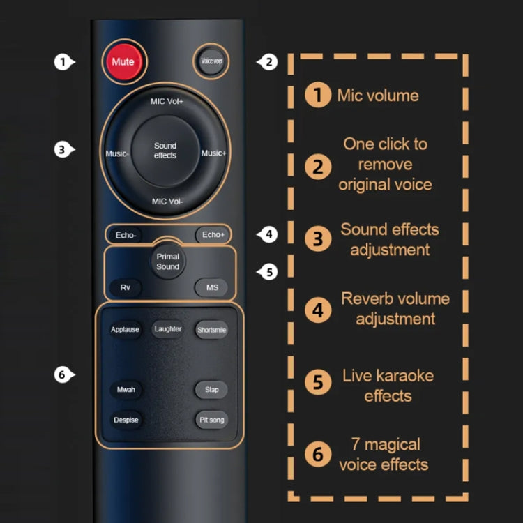 K8 Live Sound Card Microfono Cellulare Altoparlante Bluetooth senza fili