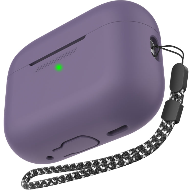 Per AirPods Pro 2 AhaStyle PT187 Custodia protettiva monopezzo in silicone con custodia per cordino