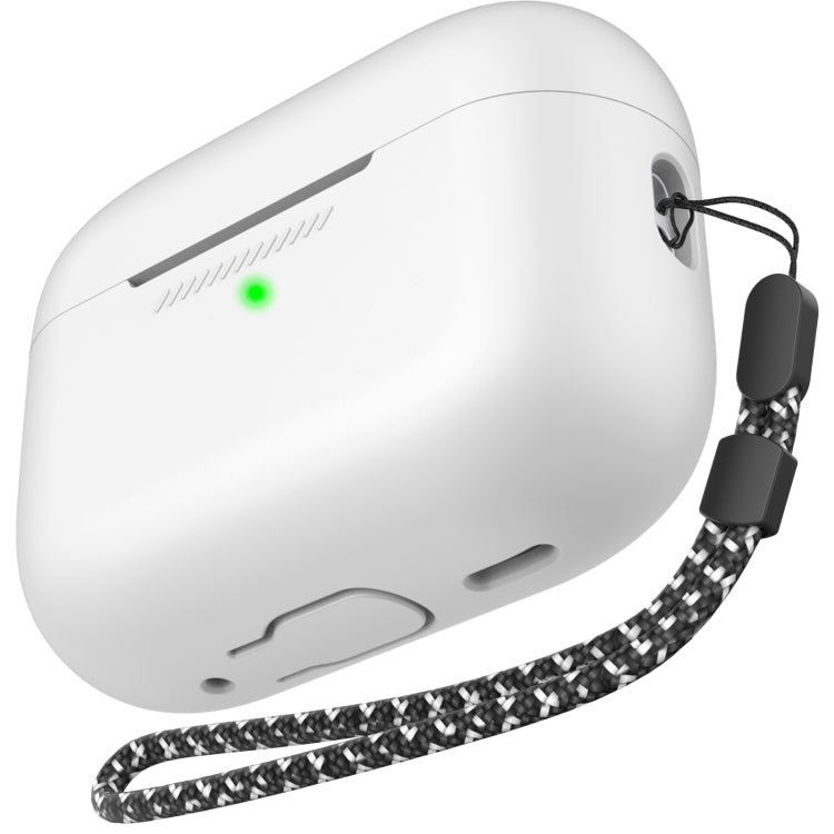 Per AirPods Pro 2 AhaStyle PT187 Custodia protettiva monopezzo in silicone con custodia per cordino