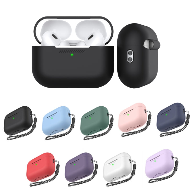 Per AirPods Pro 2 AhaStyle PT187 Custodia protettiva monopezzo in silicone con custodia per cordino