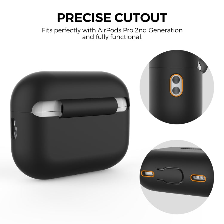 Per AirPods Pro 2 AhaStyle PT187 Custodia protettiva monopezzo in silicone con custodia per cordino