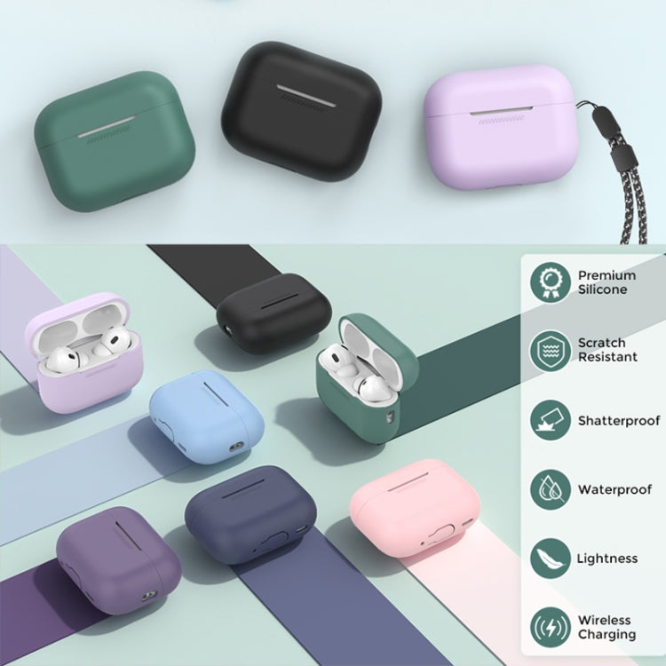 Per AirPods Pro 2 AhaStyle PT187 Custodia protettiva monopezzo in silicone con custodia per cordino