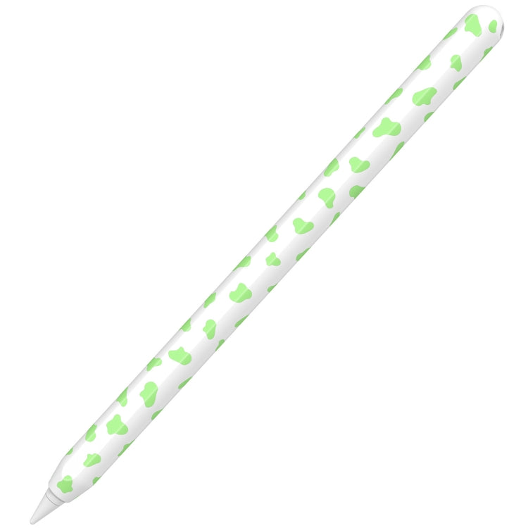 Per Apple Pencil 2 Custodia per penna in silicone AhaStyle PT65CW Custodia per stilo con motivo mucca da latte