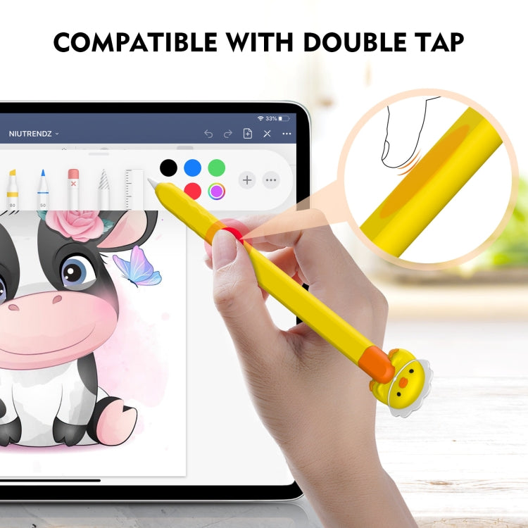 Per Apple Pencil 2 AhaStyle PT-LC129 Custodia protettiva in silicone per penna