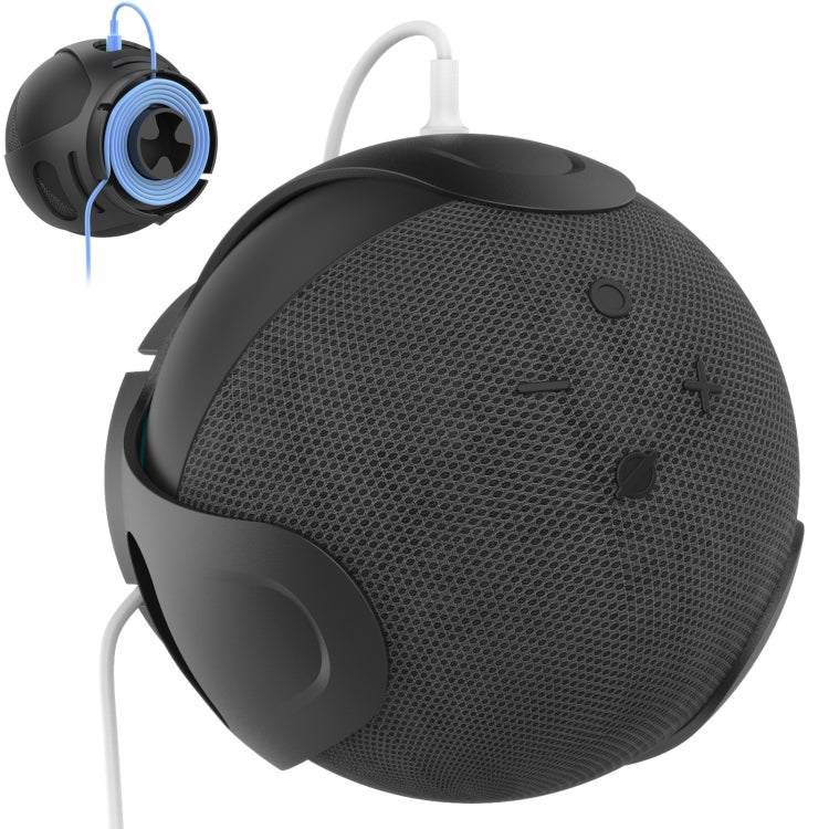 Per Amazon Echo Dot 4/5 AhaStyle PT183 supporto da parete per altoparlanti, For Amazon Echo Dot 4/5 White, For Amazon Echo Dot 4/5 Black