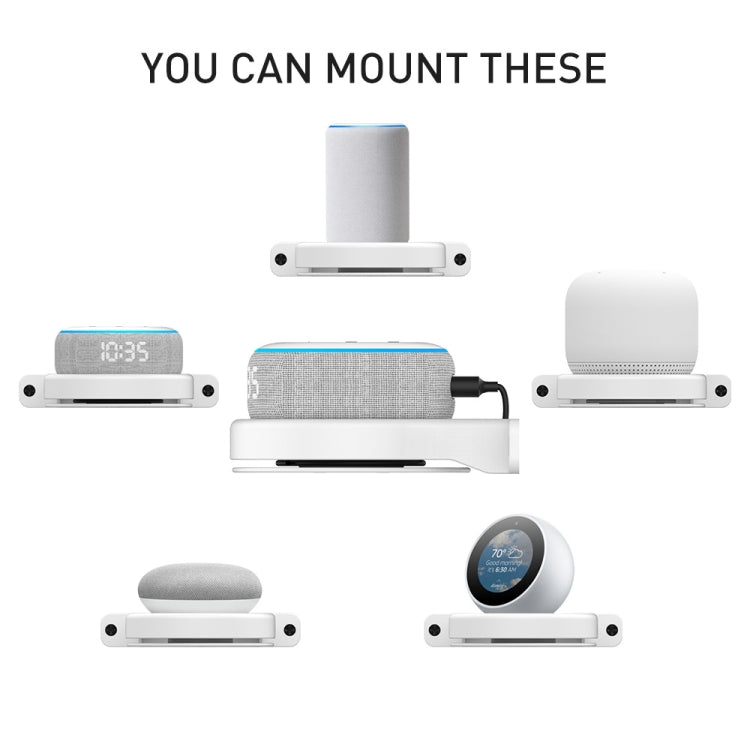 AhaStyle DD96 Stand Supporto da parete, For Amazon Echo Dot 3/4, For Google Wifi, For Apple HomePod Mini