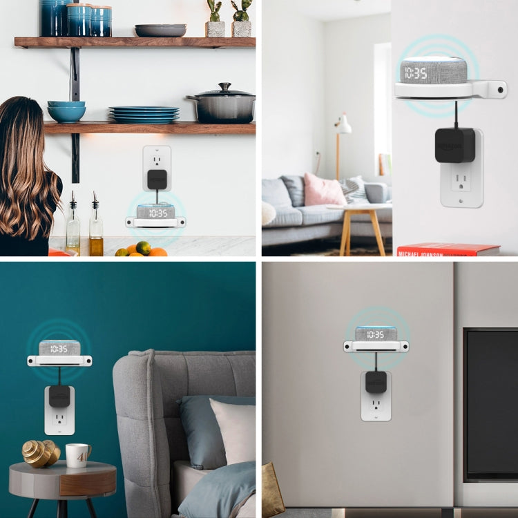 AhaStyle DD96 Stand Supporto da parete, For Amazon Echo Dot 3/4, For Google Wifi, For Apple HomePod Mini