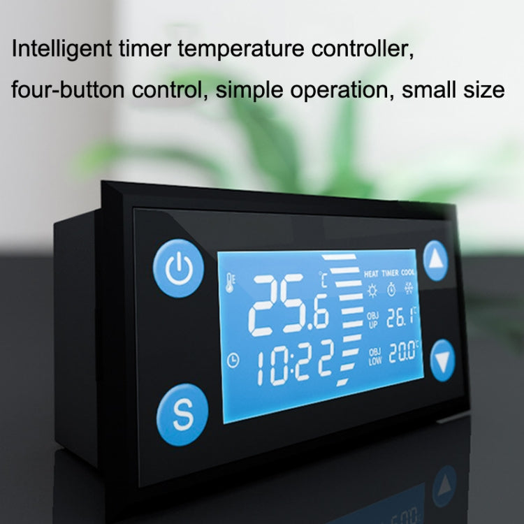 W-1213 Display digitale intelligente Fish Tank Climbing Termostato per animali domestici Impianto di controllo della temperatura di allevamento del boccaporto, W-1213