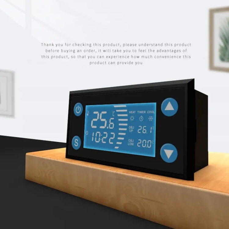 W-1213 Display digitale intelligente Fish Tank Climbing Termostato per animali domestici Impianto di controllo della temperatura di allevamento del boccaporto, W-1213