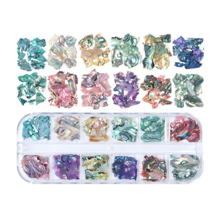 Symphony Flake Mica Flake Shell Nail Art paillettes, BK, BH, BY, YM