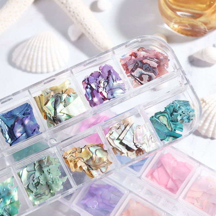 Symphony Flake Mica Flake Shell Nail Art paillettes, BK, BH, BY, YM