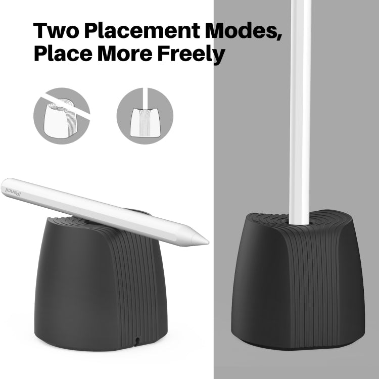 Per Apple Pencil 1/2 AhaStyle PT-LC04 Supporto base in silicone per penna per scrittura a mano