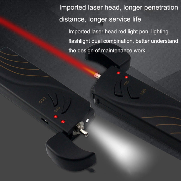 TL-B3-L15 10KM-15KM Mini Ricaricabile Fibra Ottica Fonti di Luce Rossa Test Pen Clamshell Light Pen, 10KM-15KM