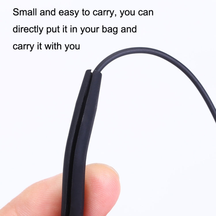 100 pz ZS0054 Silicone Bluetooth Gancio per L'orecchio 1.5-2mm Linea Rotonda Universale Memoria Umana Appeso Orecchio