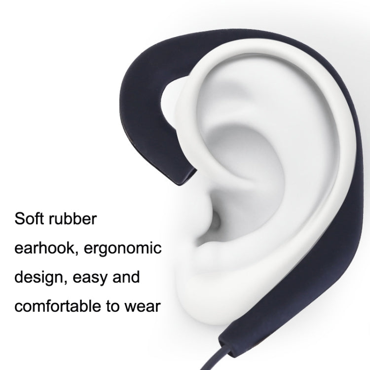 100 pz ZS0054 Silicone Bluetooth Gancio per L'orecchio 1.5-2mm Linea Rotonda Universale Memoria Umana Appeso Orecchio