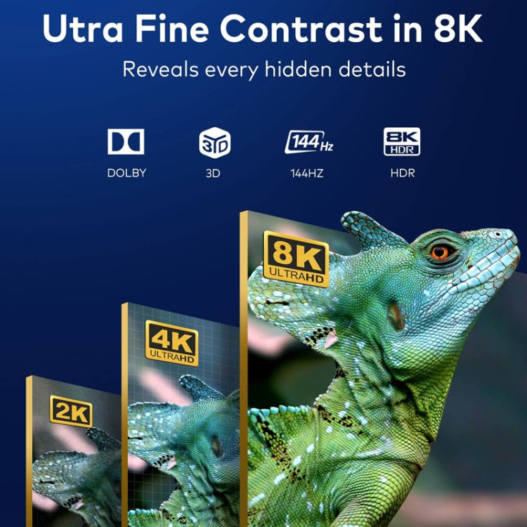 llano LCTS502G 2 In 1 Out Conversione a 2 vie Commutatore HDMI Versione 2.1 Video 8K Ultra HD, 2 In 1 Out 2-Way Conversion