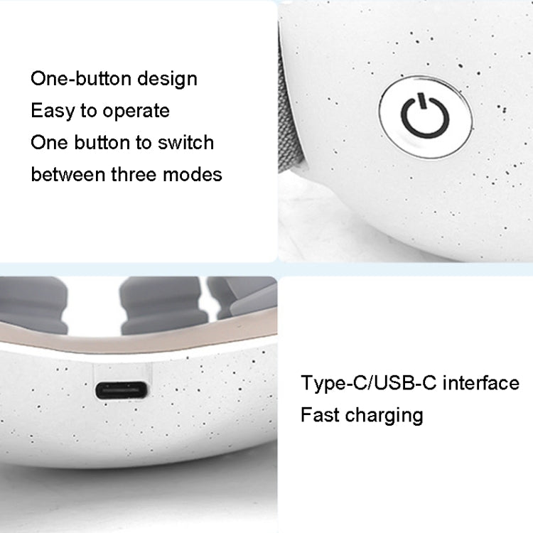 uEye2 Bluetooth Music Eye Massager Strumento per la cura degli occhi a vibrazione calda, uEye2