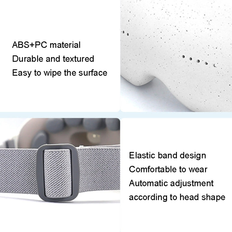 uEye2 Bluetooth Music Eye Massager Strumento per la cura degli occhi a vibrazione calda, uEye2