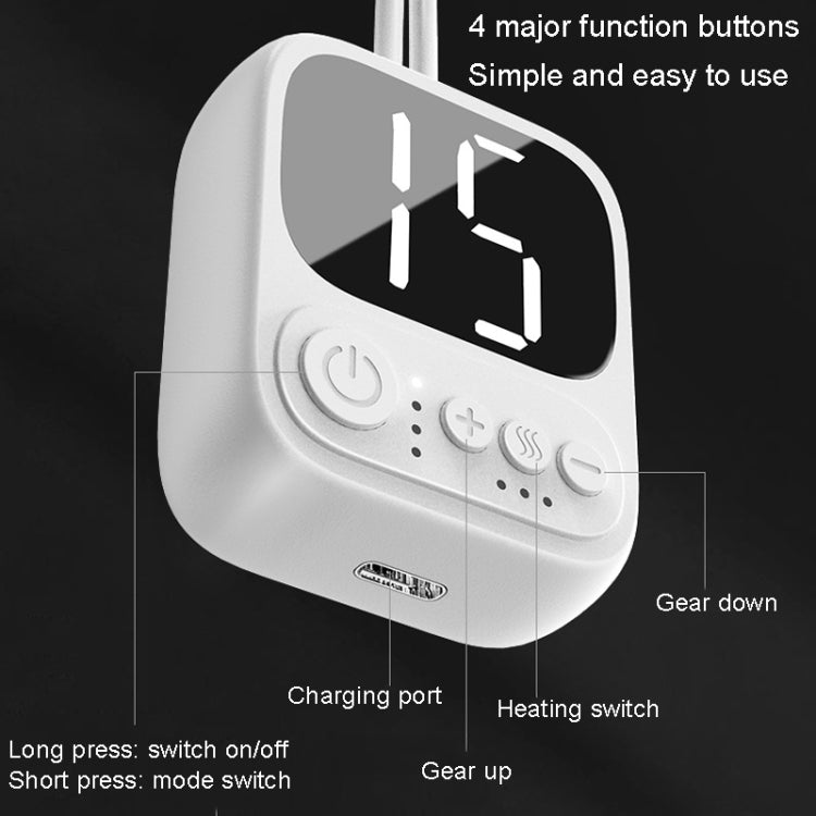 A8 Hot Compress Neck Massage Instrument Intelligent Mini Pendant Neck Care Instrument, A8