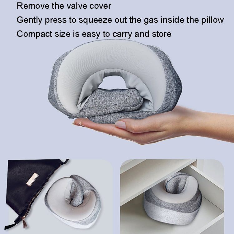 Massaggiatore cervicale portatile Gonfiabile Airbag U Cuscino per impacchi caldi, uNeck Air 3 Generations