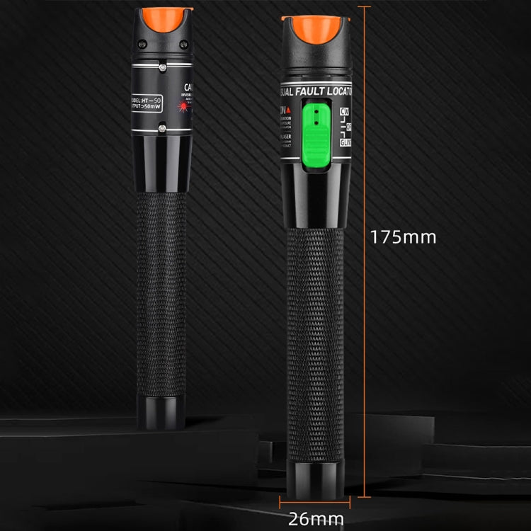 1-60 km Fibra ottica Penna a luce rossa 5/10/15/20/30/50 / 60MW Penna a luce rossa con sorgente luminosa, 5mW Blue, 10mW Orange, 15mW Blue+Orange, 20mW White, 20mW Green, 30mW Purple, 30mW Green+Orange, 50mW Red, 50mW Yellow, 60mW Black