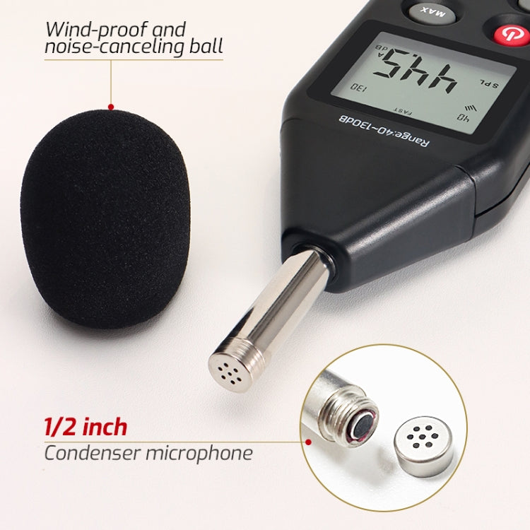 TASI TA8152B Misuratore di decibel sonoro per la misurazione del rumore, TA8152B