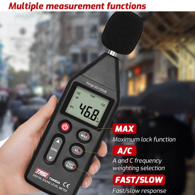 TASI TA8152B Misuratore di decibel sonoro per la misurazione del rumore, TA8152B