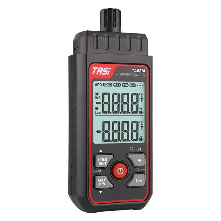 TASI TA621A Termometro digitale del punto di rugiada Misuratore di umidità della temperatura ambiente, TASI TA621A