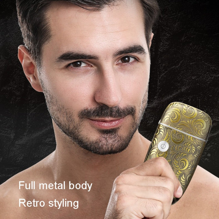 Set impermeabile per tagliacapelli elettrico 2 in 1 per taglio di capelli calvo da uomo, 962 Gold, 962 Gray
