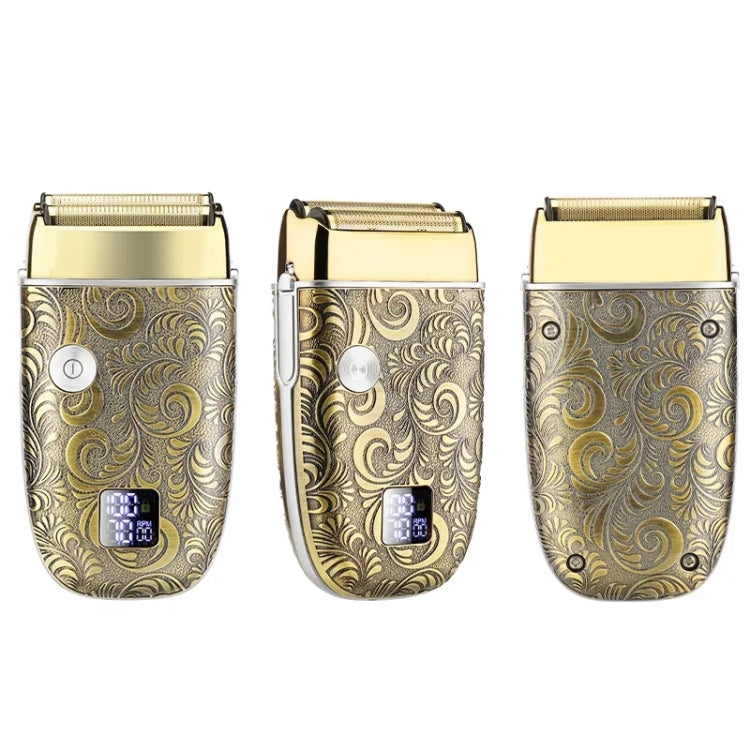 Set impermeabile per tagliacapelli elettrico 2 in 1 per taglio di capelli calvo da uomo, 962 Gold, 962 Gray