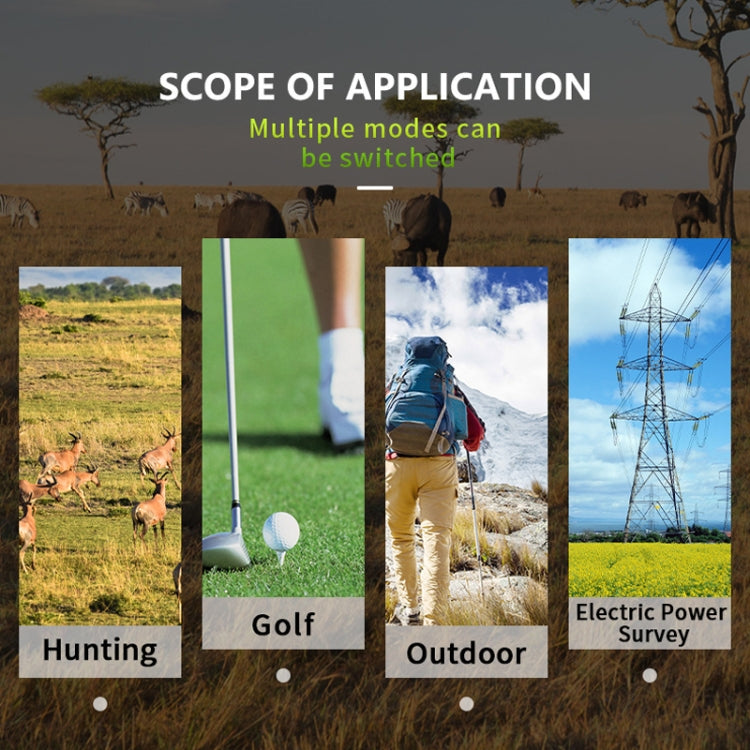 ARTBULL NK-1000 Telescopio ricaricabile per telemetro mimetico da golf, NK-1000
