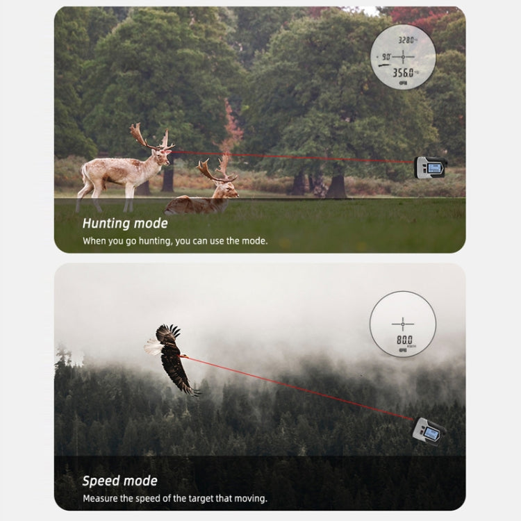 ARTBULL Golf telescopio ricaricabile telemetro laser con schermo, 650m, 1200m